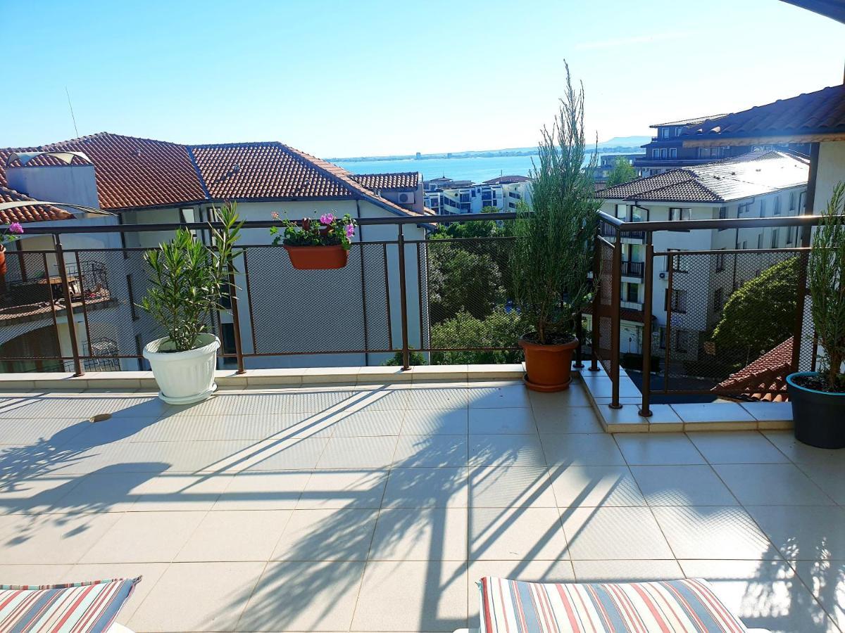 La Terrace Sea View Apartment Sveti Vlas Luaran gambar