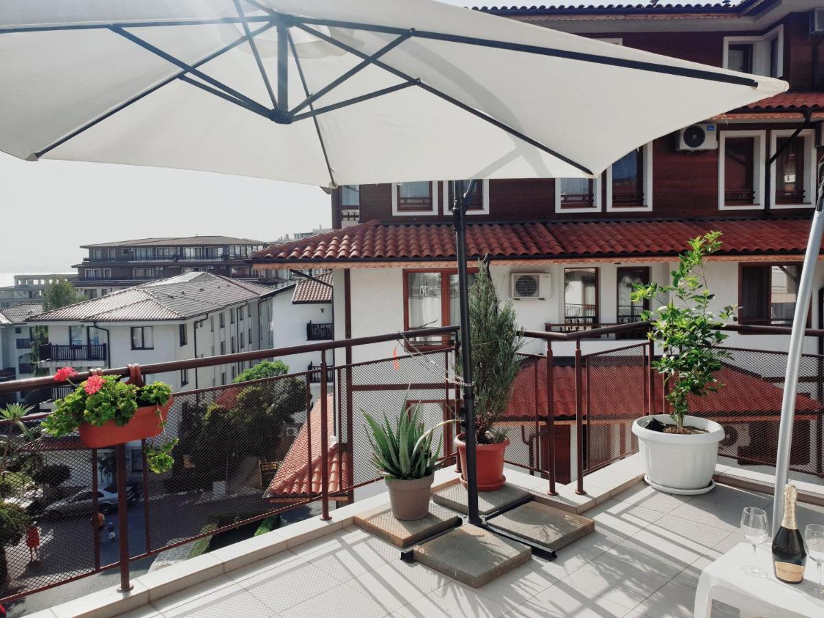 La Terrace Sea View Apartment Sveti Vlas Luaran gambar