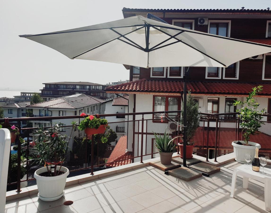 La Terrace Sea View Apartment Sveti Vlas Luaran gambar