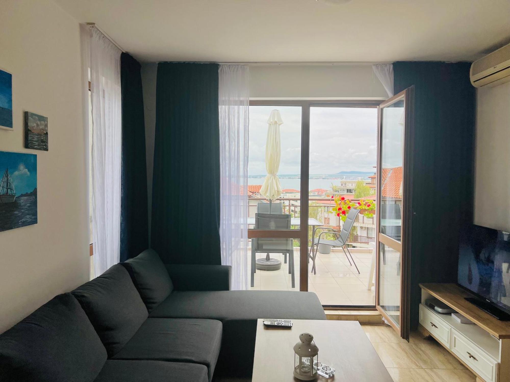 La Terrace Sea View Apartment Sveti Vlas Luaran gambar